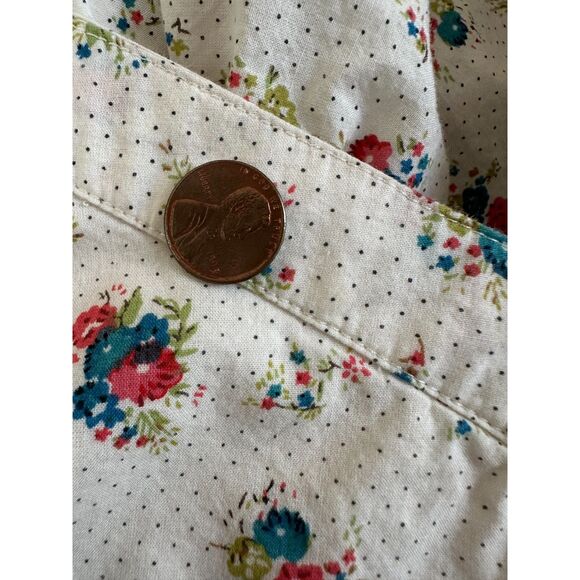 Y2k Mudd Floral Polka Dot Babydoll Tank Top size XS Boho 2000s Summer style - Picture 5 of 5